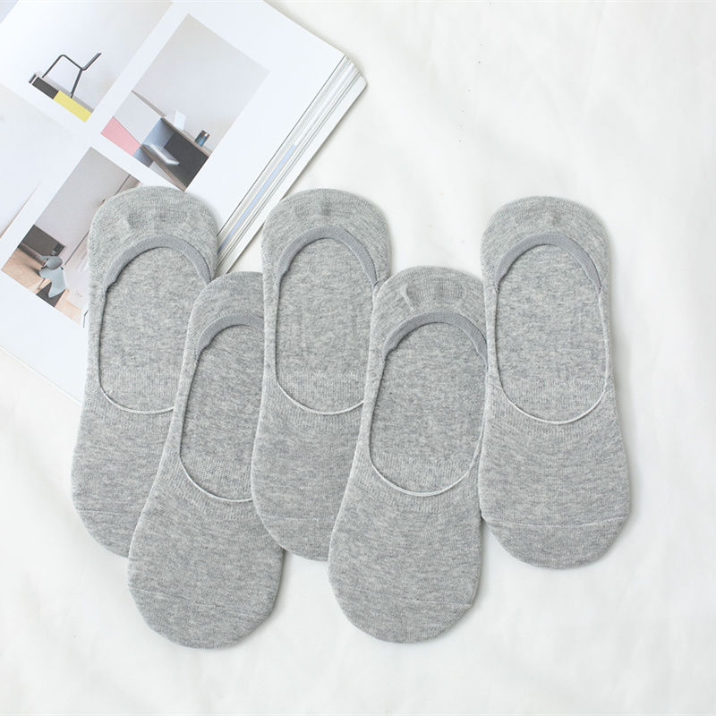 Vớ Mens Thuyền vớ bông vớ Summer nông Miệng Bed vớ vô hình ngắn Mouthantid Non-Slip vớ dưới 祙 Sub-Men vớ Tow Tide.