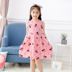 7 nhà skirtth bộ đồ ngủ mỏng lụa 3 bông 86 cô gái nhỏ 9 trẻ em 10 mùa hè pajama symmy váy ngủ 1112 trẻ em 5 tuổi 5 cô gái. 