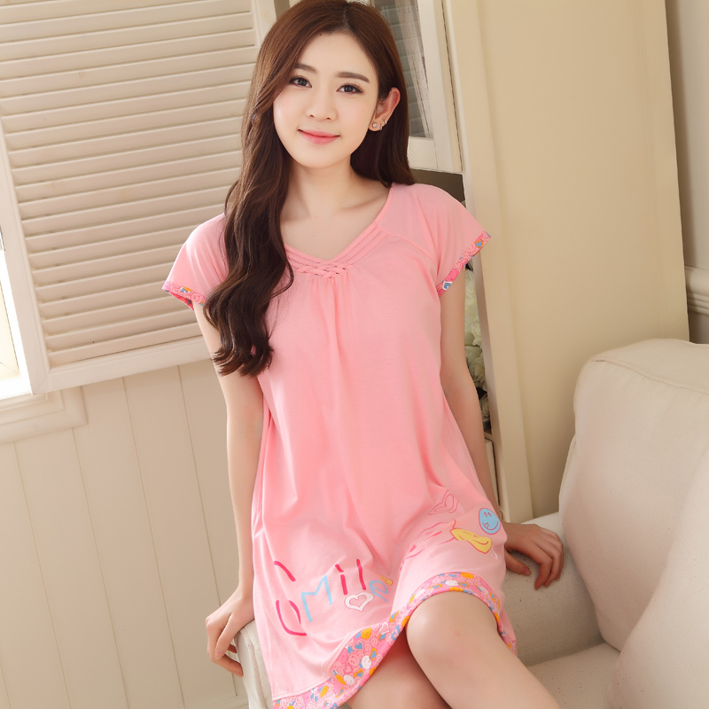 Các tay mùa hè mới womens pajama pajama sasleep chiếc váy mùa hè tăng midskirt đang vest womens nhà.