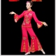 . Trung niên và người già khiêu vũ quốc gia quần áo Đông Bắc Quảng trường biểu diễn múa hát váy xoắn lớn trang phục cô gái mới 2020