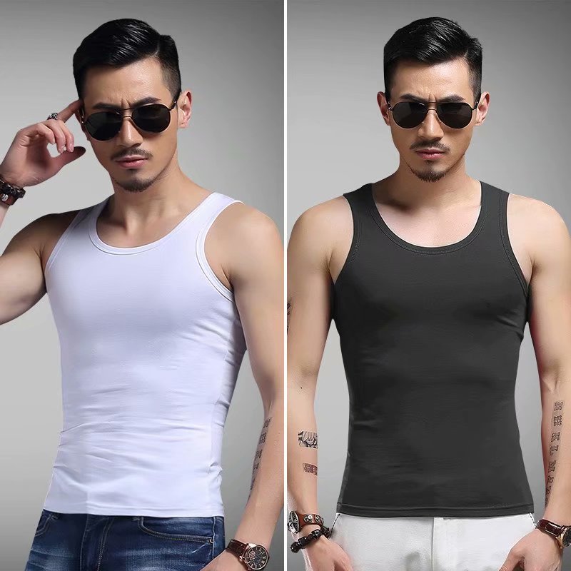 . Vest mens Summerdale đánh dấu vest cơ thể lớn mã cross-bar A-màu cổ áo sơ mi dưới bên ngoài mặc nam giới.