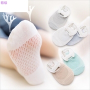 Childrens Socks bông chàng trai 2-3-5-7-10 tuổi thuyền vớ mùa xuân rơi chàng trai vớ mỏng vớ em bé bông.