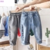2020 quần jean nam mới mùa xuân và mùa thu quần áo trẻ em nhỏ trẻ em trai dương-khí Hàn Quốc phiên bản của quần trẻ em quần bé bé quần 