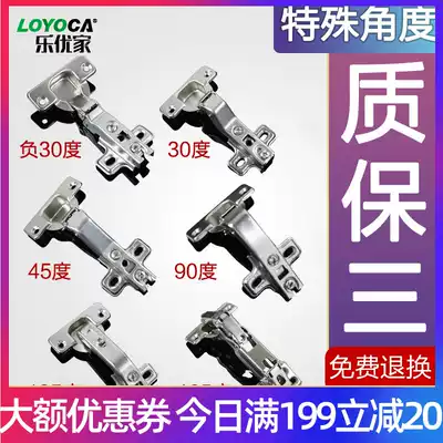 90 degrees 135 degrees 165 degrees 175 special hinge door hinge 270 large angle corner wardrobe hinge integral cabinet door 45 degrees