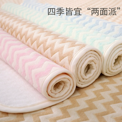 Детский водонепроницаемый дышащий хлопковый матрас, можно стирать