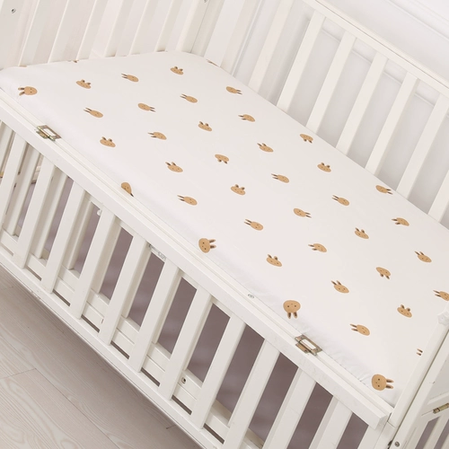 Кроватка, хлопковая простыня