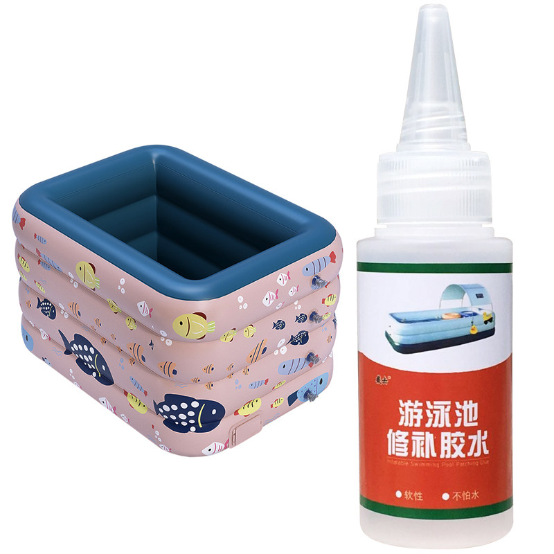 Inflatable swimming pool leak repair package waterproof sticky swimming ring air leakage hole patch sticker children's air cushion bed special glue