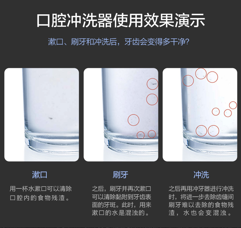 日本整机进口 松下 EWM1411 冲牙器 独特气泡水流 图6
