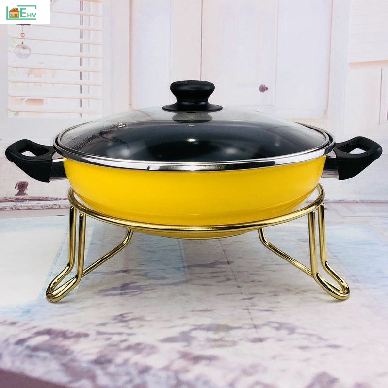 Underframe Subtrust Shelf Kitchen Tonga Coarse Tripod Pan Frying Pan hearth Frying Pan PAN RACK SEAT HOLDER