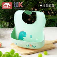 Зеленый трехмерный динозавр, в 3d формате