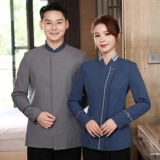 Уборка рабочая одежда осень и зимняя одежда для женщин гостиничный номер тетя Одеблика одежда для торговых центров уборка рабочая одежда длинные рукава