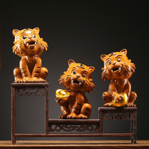 Shou Tao Man Tiger Shengwei Zhaocai Town House Ceramic Decoration Home Office Living Room Bo Ancient Frame Opening Gifts