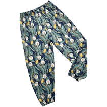 Lilizai anti-mosquito pants clearance old style childrens primary school students bloomers Modal breathable baby trousers for boys and girls