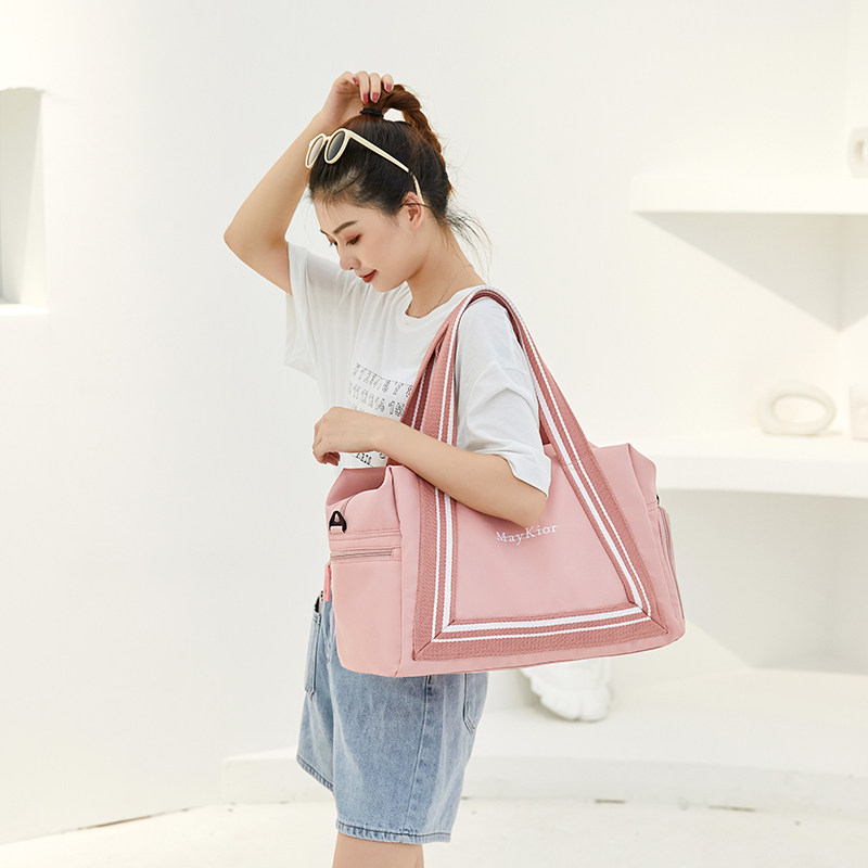 Internet Celebrity Hand Luggage Bag, Large Capacity Women's Travel Bag, Short-Distance Business Trip Lightweight Luggage Bag, Dry and Wet Separation Fitness Bag