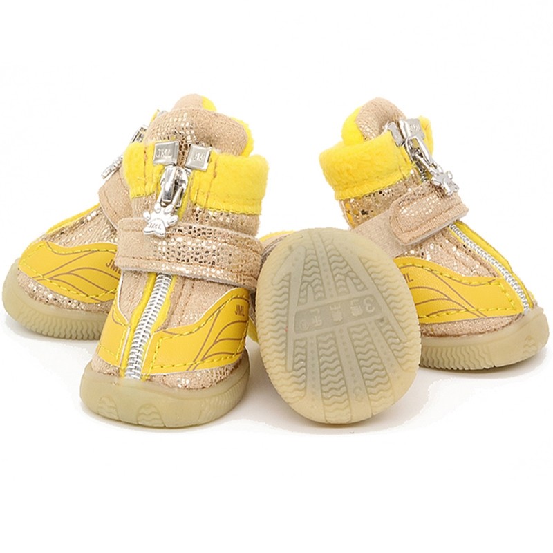 Dog shoes Teddy pets can't drop sports universal anti-drop warm medium-sized small dog Bichon Frize foot cover autumn and winter