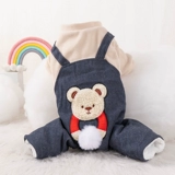 Симпатичная щенка зимняя одежда плюшевая кошка увлечение домашним животным маленькие щенки, чем медведь Корги, четыре, осень и зимний платье