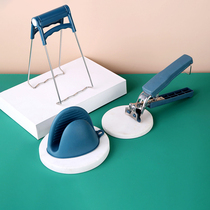 Anti-scalding bowl clamp household kitchen artifact stainless steel anti-slip bowl clamp glove clamp plate clamp steamer bowl lifter