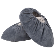 Flannel shoe covers can be washed repeatedly school computer room shoe covers student dust-proof shoe covers adult indoor foot covers anti-slip shoe covers