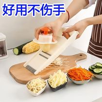 Shredding and slicing artifact potato grater grater slicer household multi-functional slicer kitchen brush