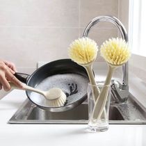 Kitchen pot brush does not hurt pots and dishes household handle long-handled brush multi-functional cleaning and decontamination pot brush