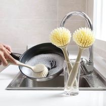 La brosse à casseroles de cuisine ne blesse pas les casseroles et la vaisselle brosse à manche long à manche domestique brosse multifonctionnelle de nettoyage et de décontamination