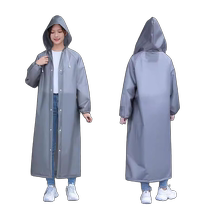 Travel portable raincoat womens long full body thickened mens adult raincoat outdoor raincoat compression card poncho