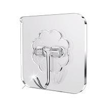 Hook adhesive strong load-bearing hole-free door behind the kitchen traceless sticky hook wall stainless steel wall hook