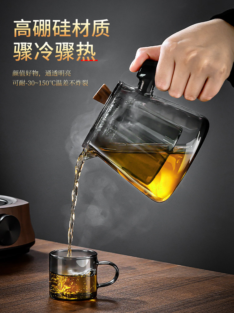 Electric Ceramic Stove Tea Maker 2025 New Model Household Glass Tea Kettle Thickened Heat-Resistant Tea Stove Office Health Pot