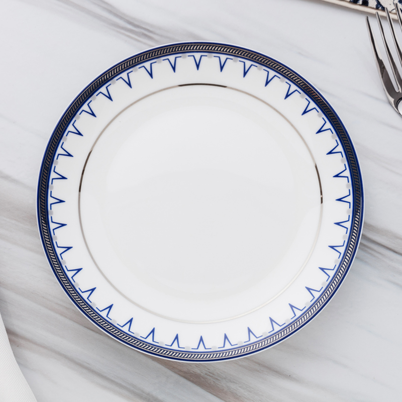Ronda about ipads porcelain tableware continental food dish plate disc 6.5 inch steak plate household ceramics tableware JianGe
