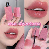 Maybelline Lock Kiss Stick Образец глазури для губ 260 255 250 Новый цвет с антипригарным покрытием Зеркало Kiss 62 Бесплатная пробная версия