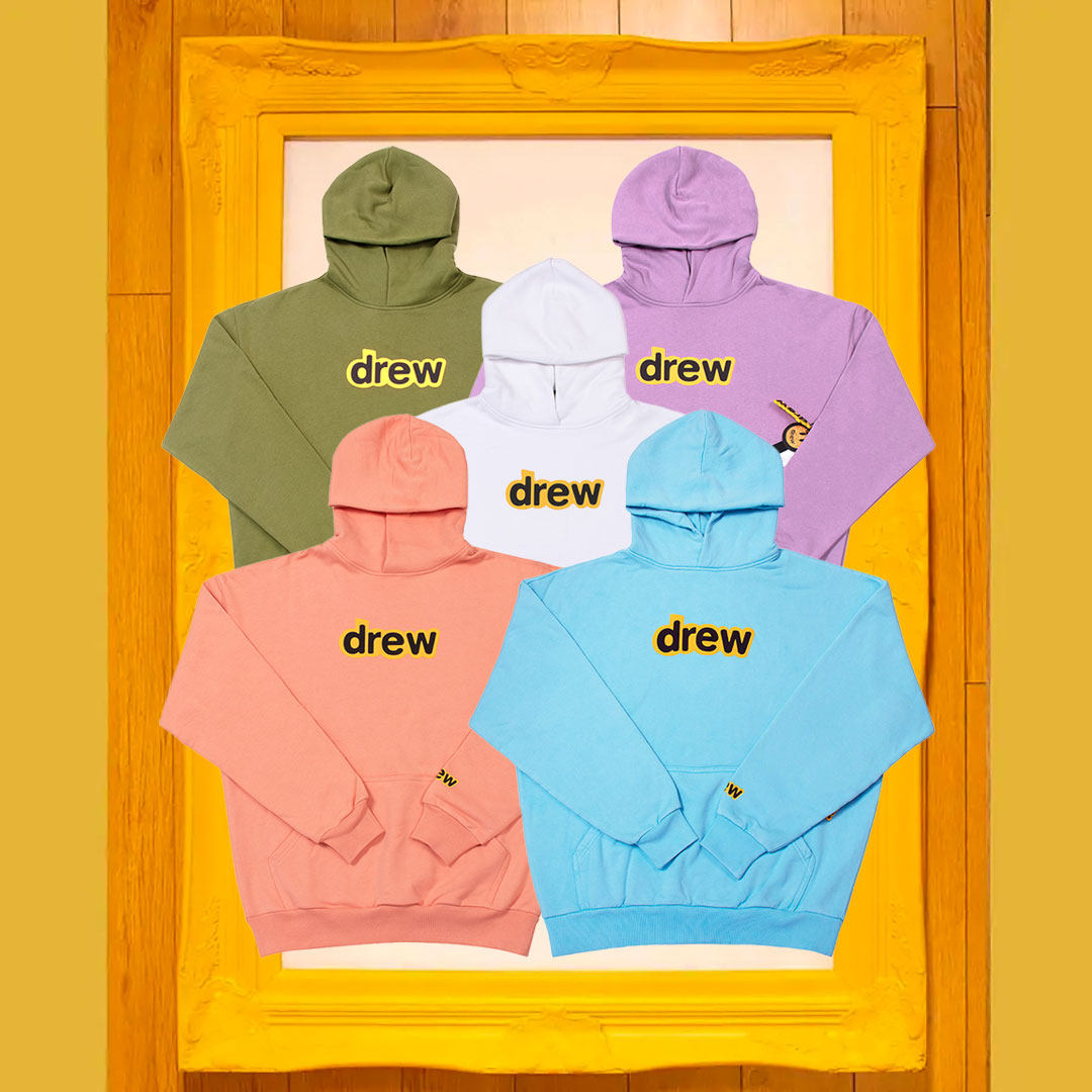 Draw HOUSE MASCOT smiley face letter ins Net red men and women same couple FOG long sleeve sweater jacket