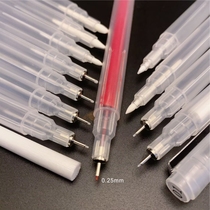 0 25mm syringe pen can be refilled with ink empty pen DIY student art color hook pen childrens painting hand stroke
