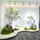 High-End Nantian Bamboo Large Artificial Tree for Indoor Minimalist Landscaping, Simulated Green Plant for Window Display and Floor Decoration