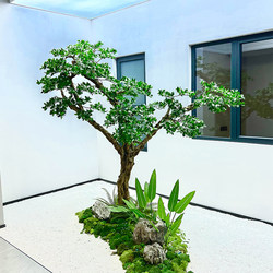 Simulated Milan Tree Indoor Decorative Tree, Floor-Standing Green Plant, Window Display Landscaping, Nordic Style Artificial Tree, Medium to Large Size Artificial Tree