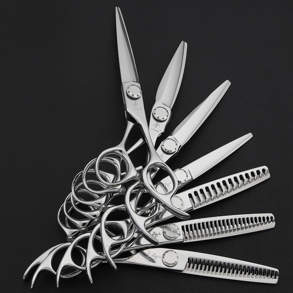 Senior haircut hair scissors flat scissors smooth scissors fat fat scissors structure hair teeth scissors professional set UA Japan 440C
