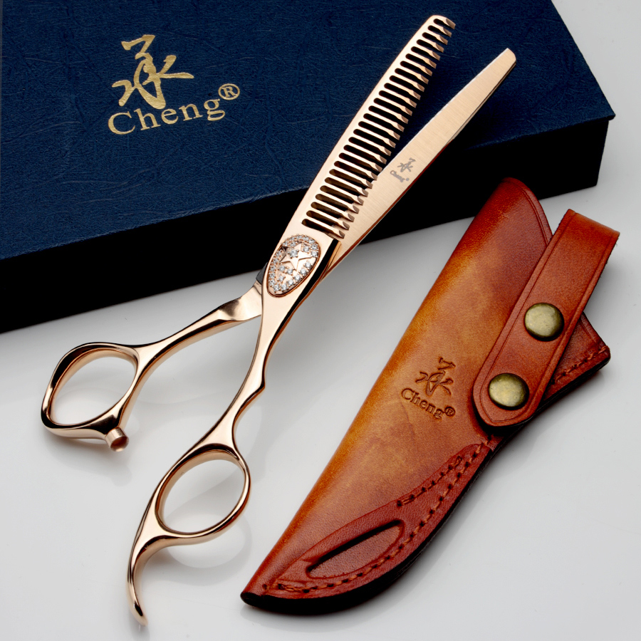 Chengpint high-end haircut haircut hairdresser special for thin hair cutting tooth cut professional hairdresser without mark milling tooth gold cut JA