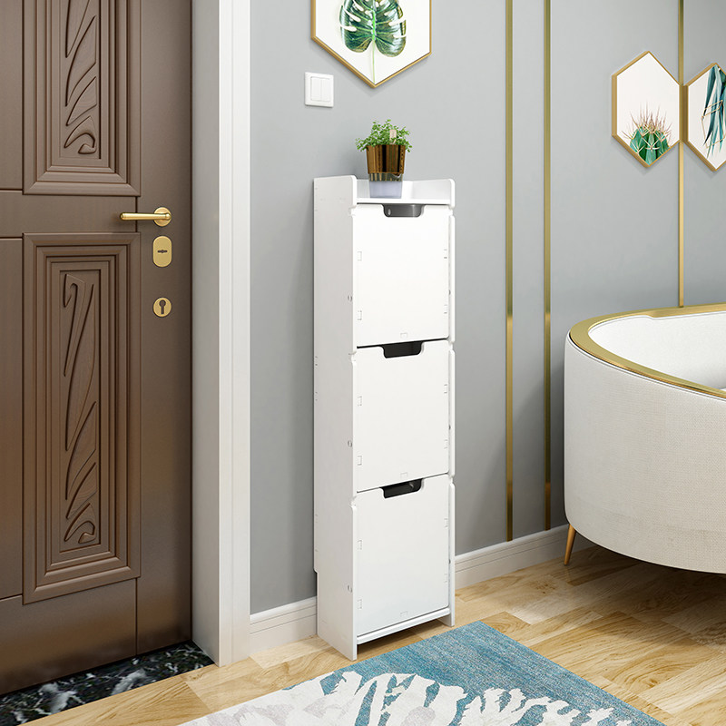Home entrance ultra-thin shoe cabinet save space simple multi-layer extremely narrow simple modern small shoe rack tipper shoe cabinet