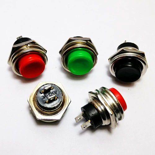 Круглый электронный переключатель, кнопка, 16mm