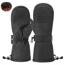 Adult Ski Windproof Gloves Winter Outdoor Warm Leather glove