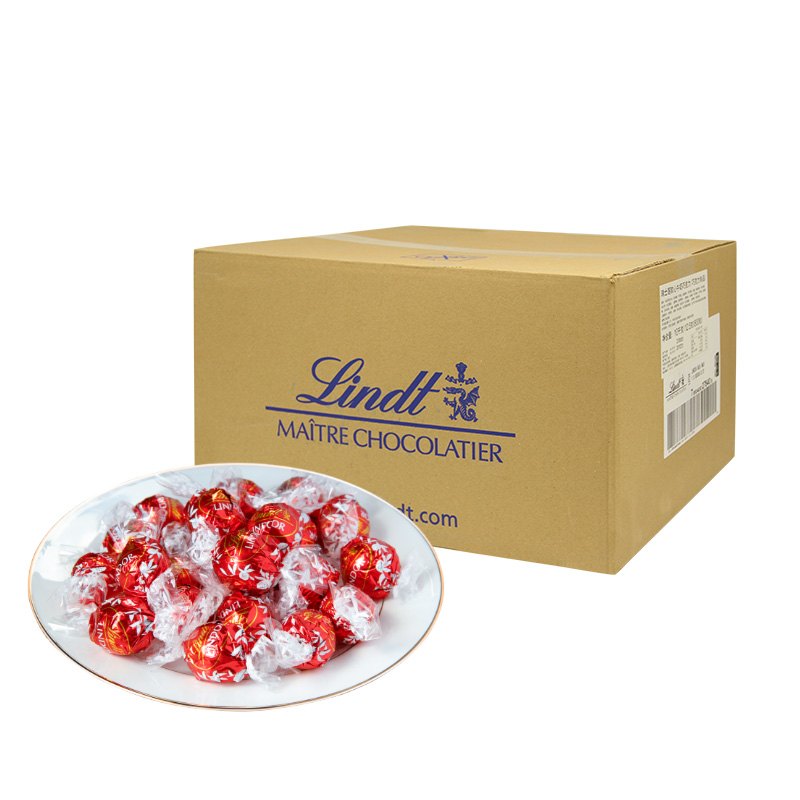 Lindt Import Lindor Swiss Lido Soft Milk White Chocolate Whole Box Wedding Celebration of the Festive Sugar Year Goods Companion Gift