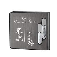 Двойные электрические дуги не забывают оригинальное сердце, чтобы положить грубый дым 20 сигарет 8,5*толщиной 0,7 см.