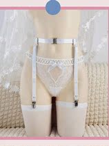 Thick and thin dual-use belt type hanging socks with clips silk stocking anti-slip fastening long cylinder boots over knee thigh socks protection kneecap anti-fall clips