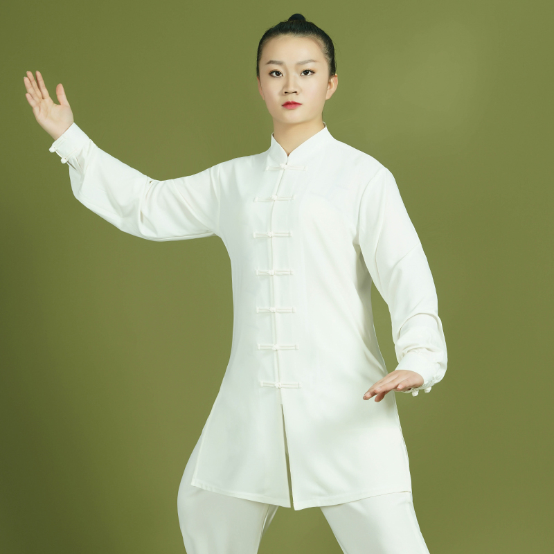 New Tai Chi Suit Men's High Play Martial Arts Costumes Women China Wind Taijiquan Taijiquan Suit Performance Suits for Spring and Autumn