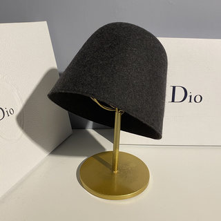 Wool Bucket Hat for Women, New Autumn and Winter Style, Beggar Hat, Warm, Korean Style, Versatile, Japanese Niche Design, Retro Fisherman Hat