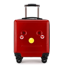 Wedding suitcase dowry box red box trolley case female wedding dowry box universal wheel suitcase
