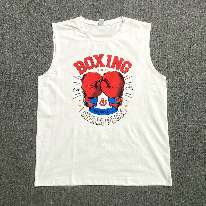Boxing Vest Sleeveless Quick-Dry Shirt Boxing Training Clothing Breathable Summer Fighting Martial Arts Original Design
