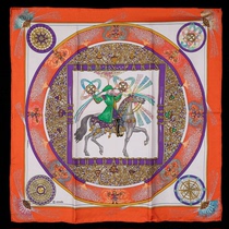 Unicorn Deer Atlantic Antique French Famous Brands 150 Anniversary of the Fireworks > Themed Silk Square Scarves