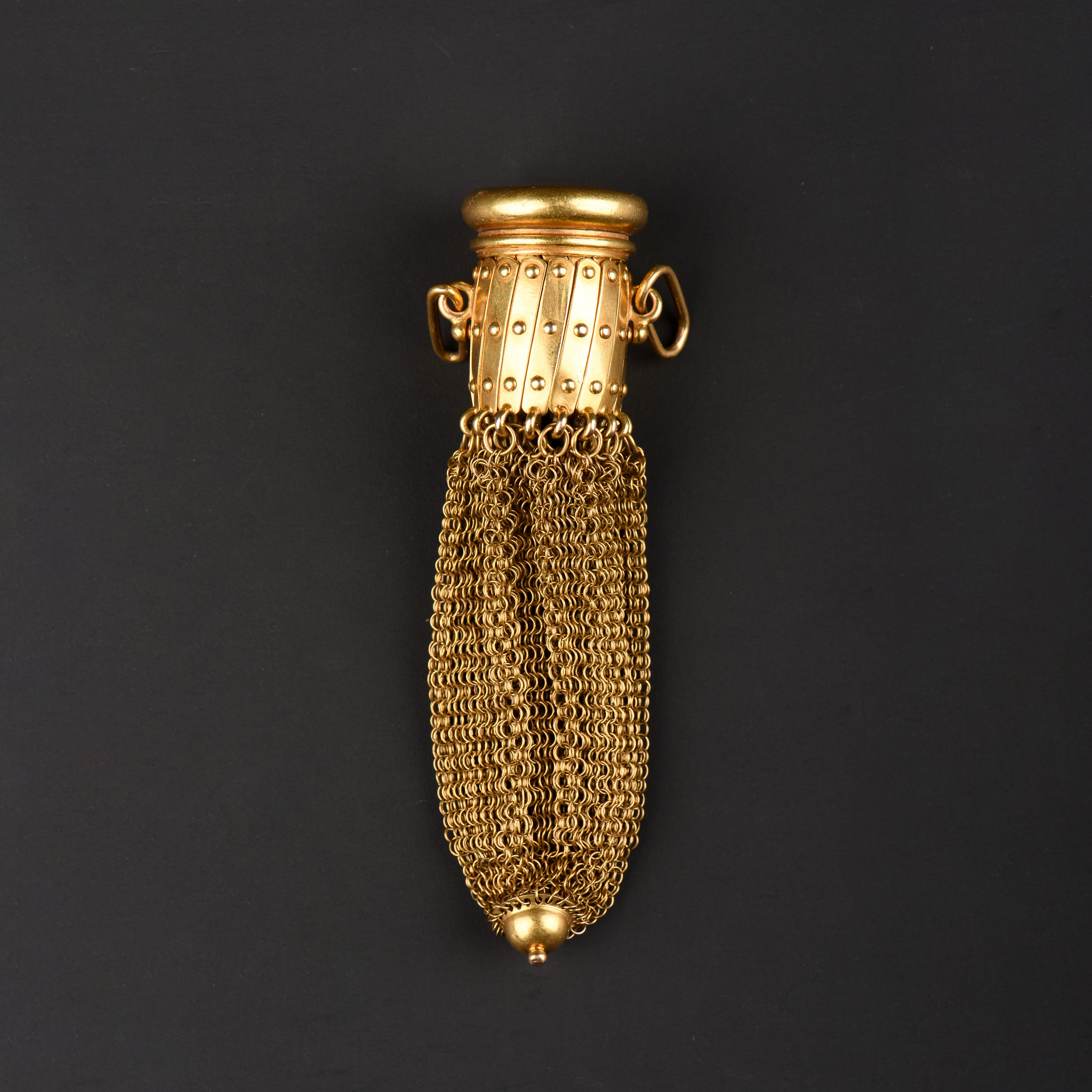 Unicorn Deer Atlantic Antique 1890s European Products 18K Gold Braiding Crafts Antique Zero Money Bag-Taobao