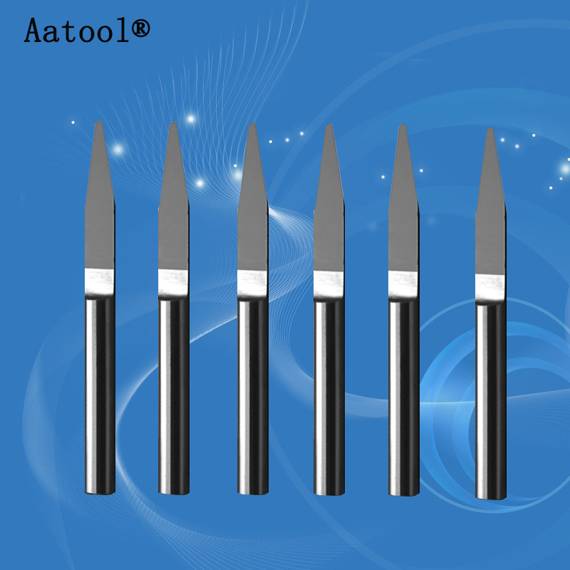 Aatool Alloy Ball Head Sharp Knife 4mm Round Bottom Knife Advertisement Engraving Tungsten Steel Milling Cutter Taper Ball Knife Woodwork Cutter