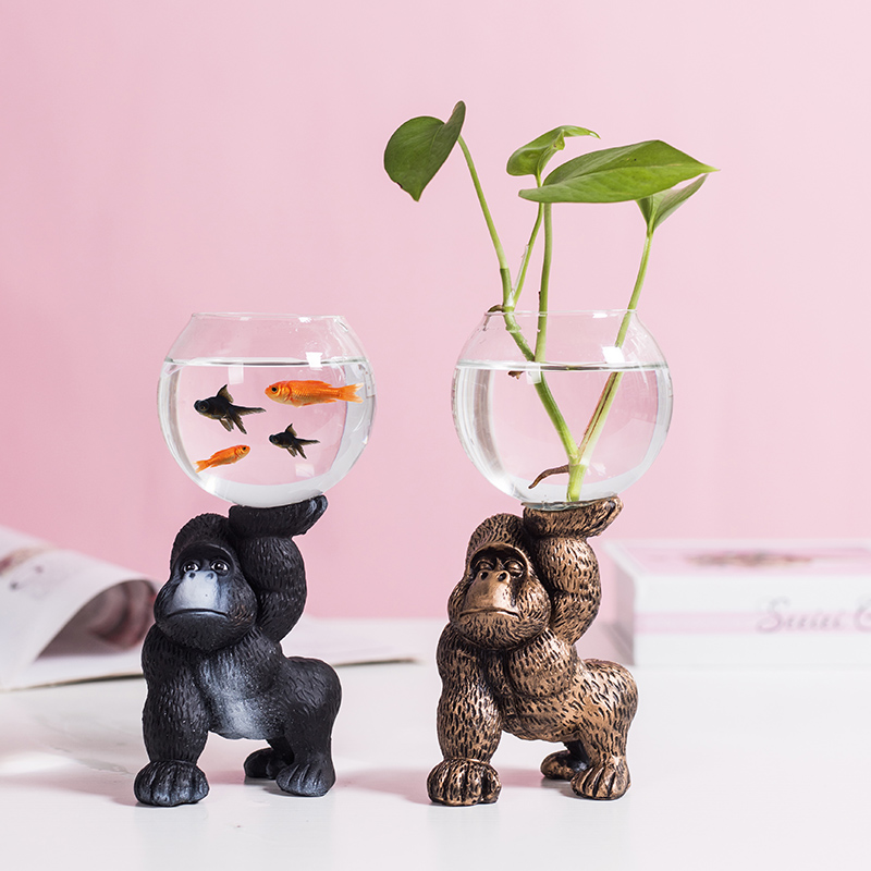 Creative Diamond Decorations Small Pendulum Pieces Children's Room Living-room Wine Cabinet Inserts Vases Gold Ghydro Peels Transparent Glassware